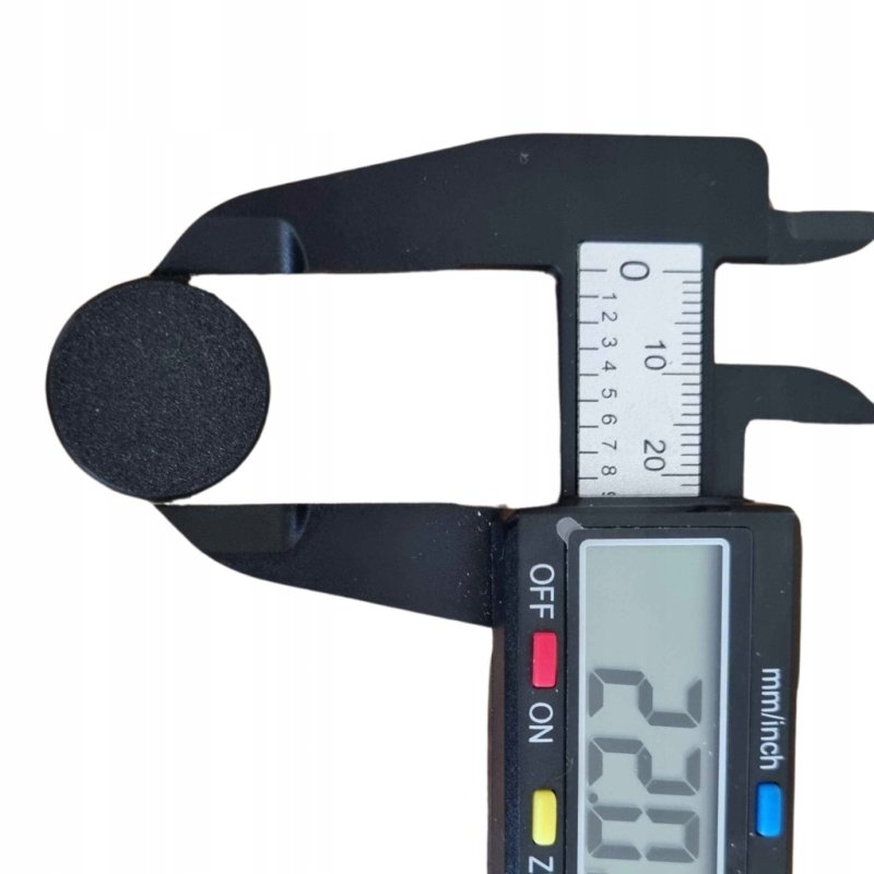 Zaślepka czujnika parkowania 18-22mm |czarny| zaczepy|wcięcie|komplet 8szt — zdjęcie 7